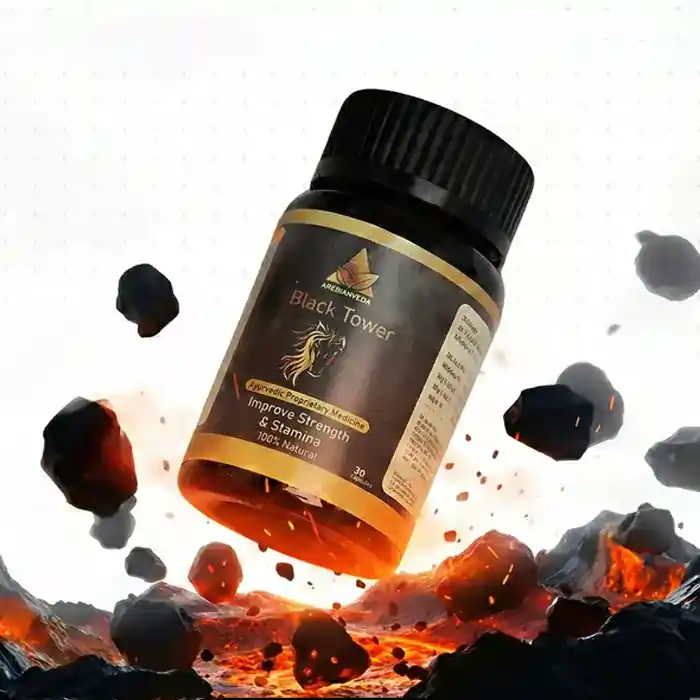 Arebianveda black tower himalaya shilajit capsule